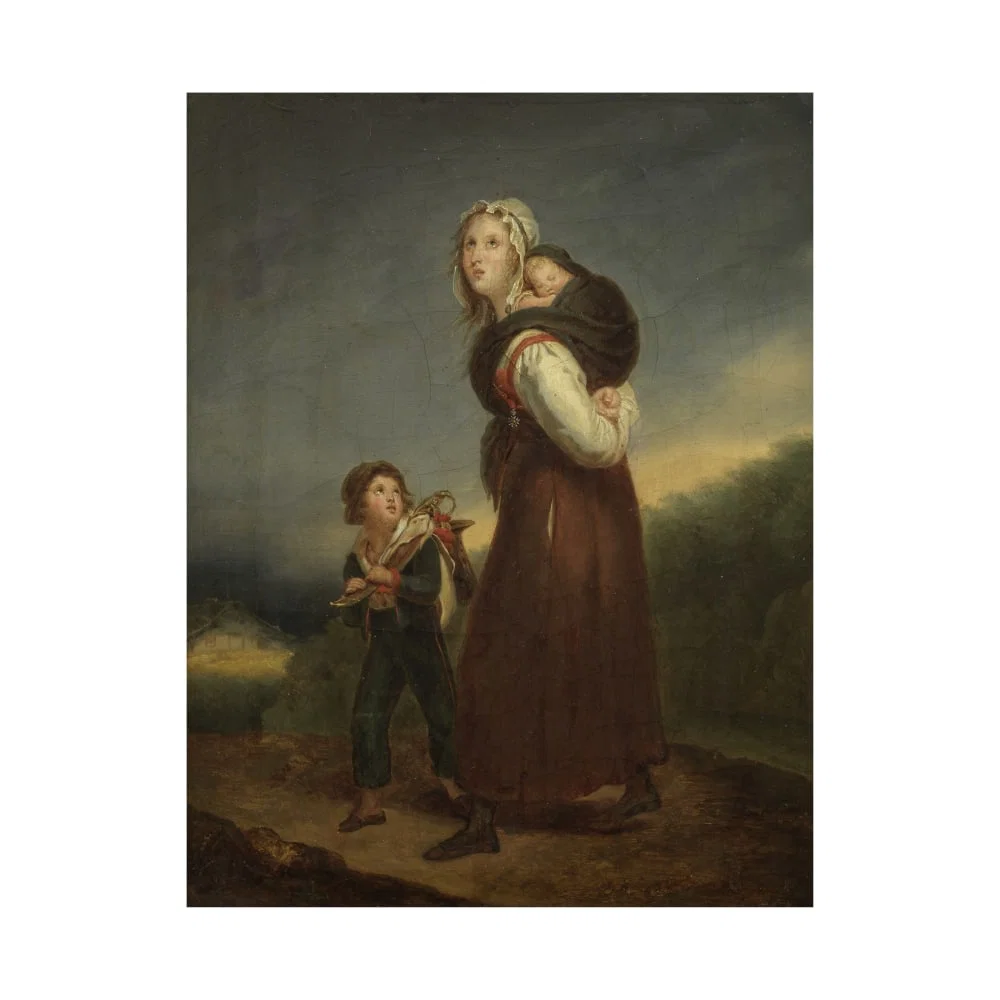 Ary Scheffer (Dordrecht 1795-1858 Argenteuil) La veuve du soldat