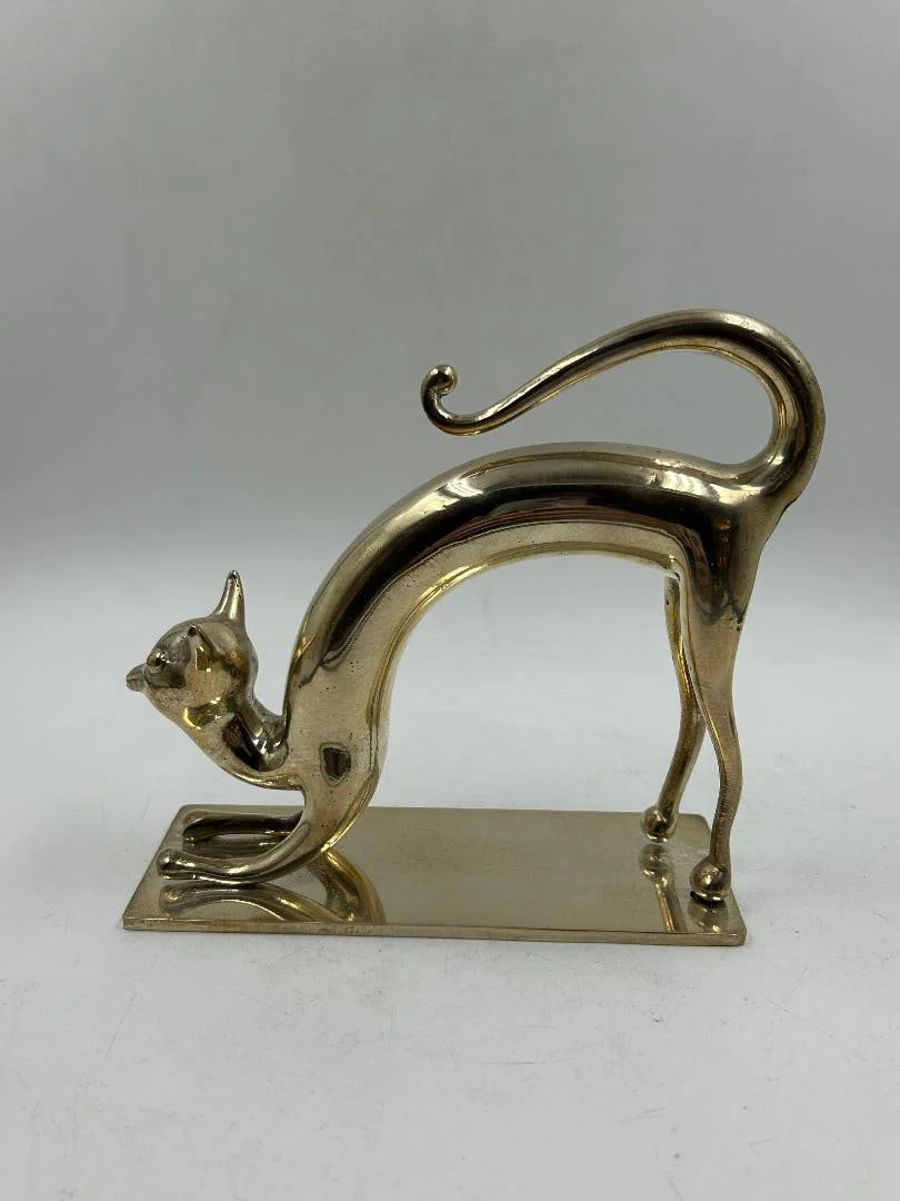Atelier Hagenauer Art Deco Sculpture "The Cat" H: 5.5" W: 6" D: 2"
