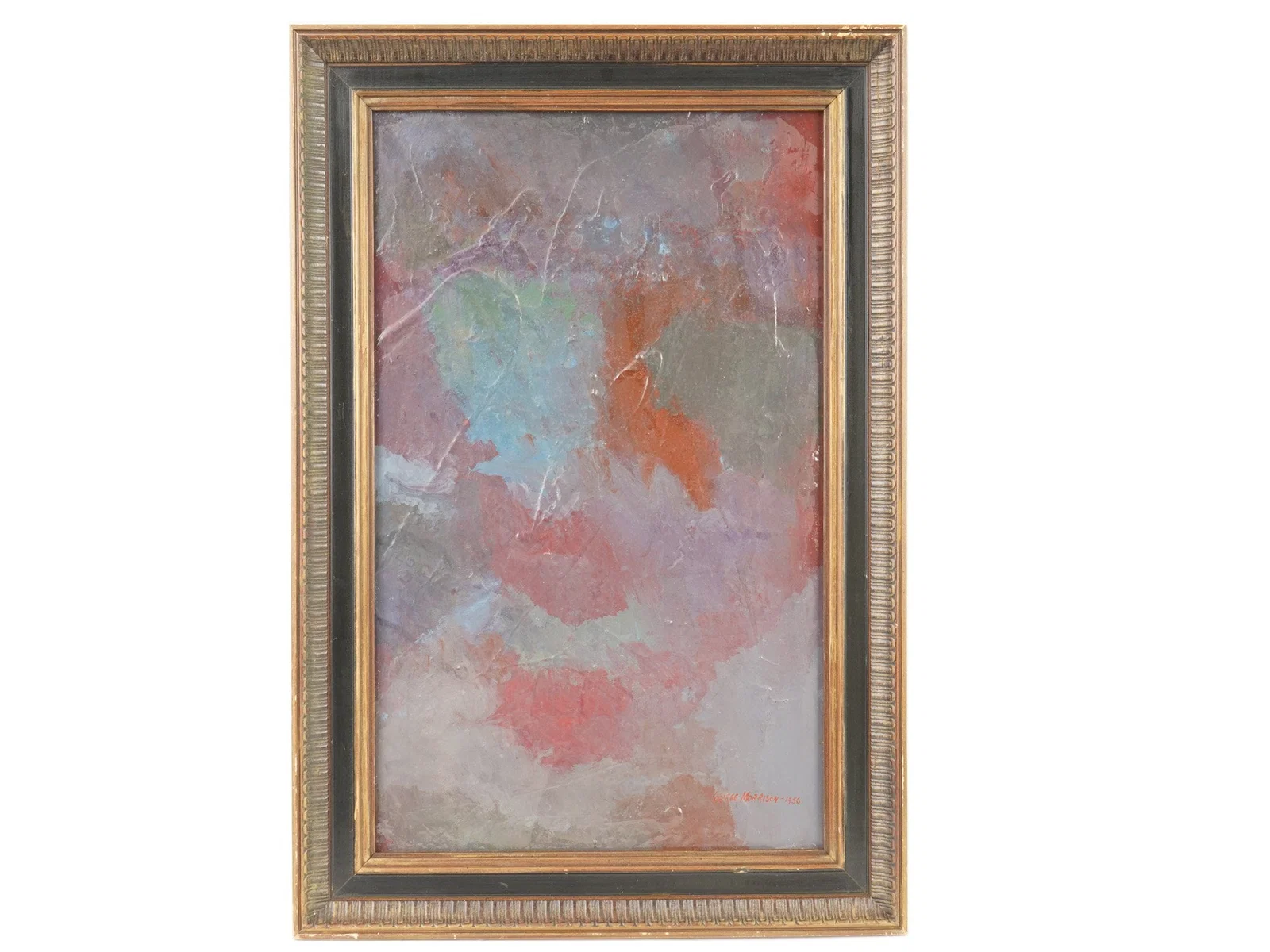 ATTR GEORGE MORRISON AMERICAN ABSTRACT OIL PAINTING
