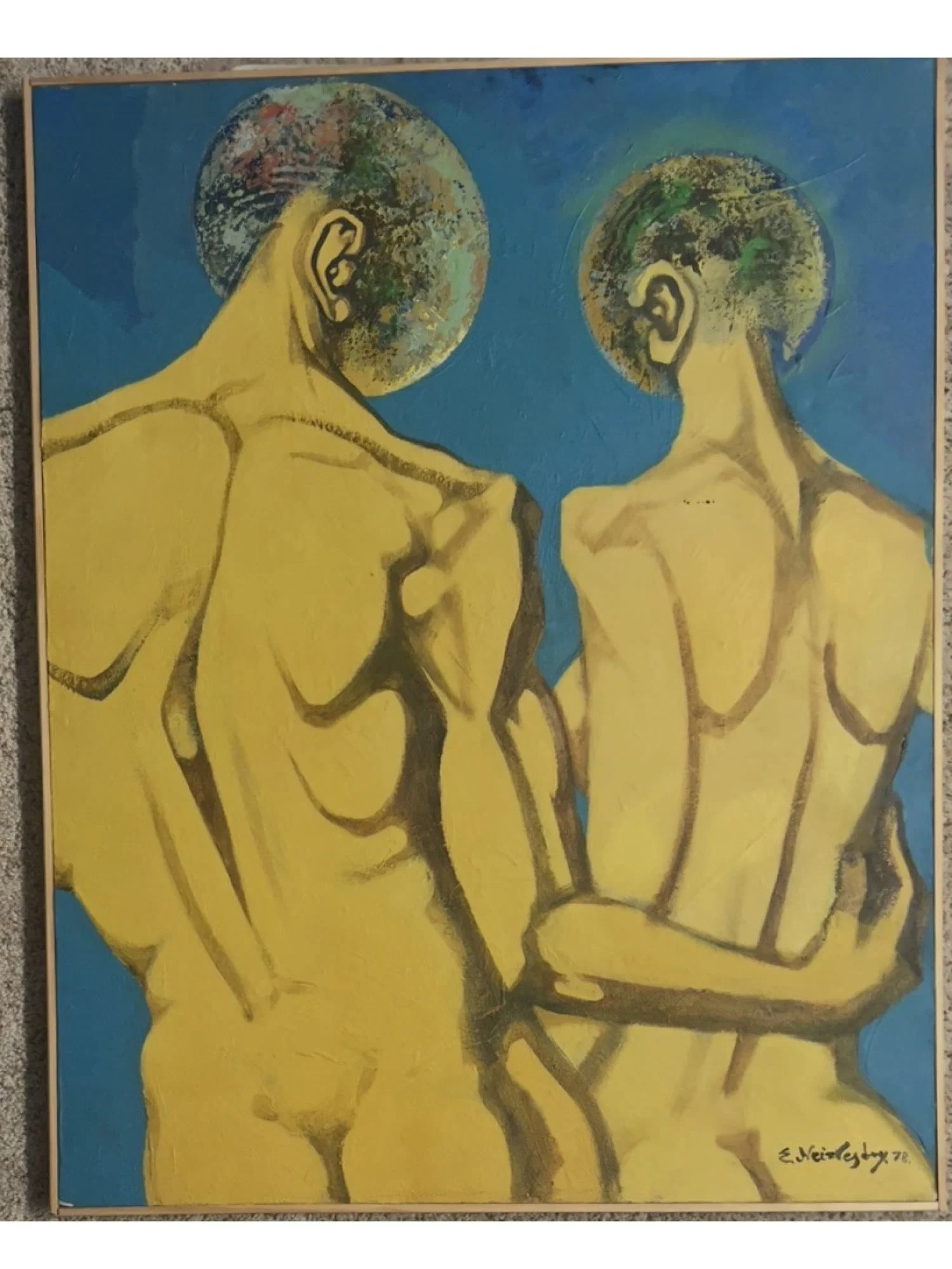 ATTR NEIZVESTNY RUSSIAN SOVIET ERA OIL PAINTING