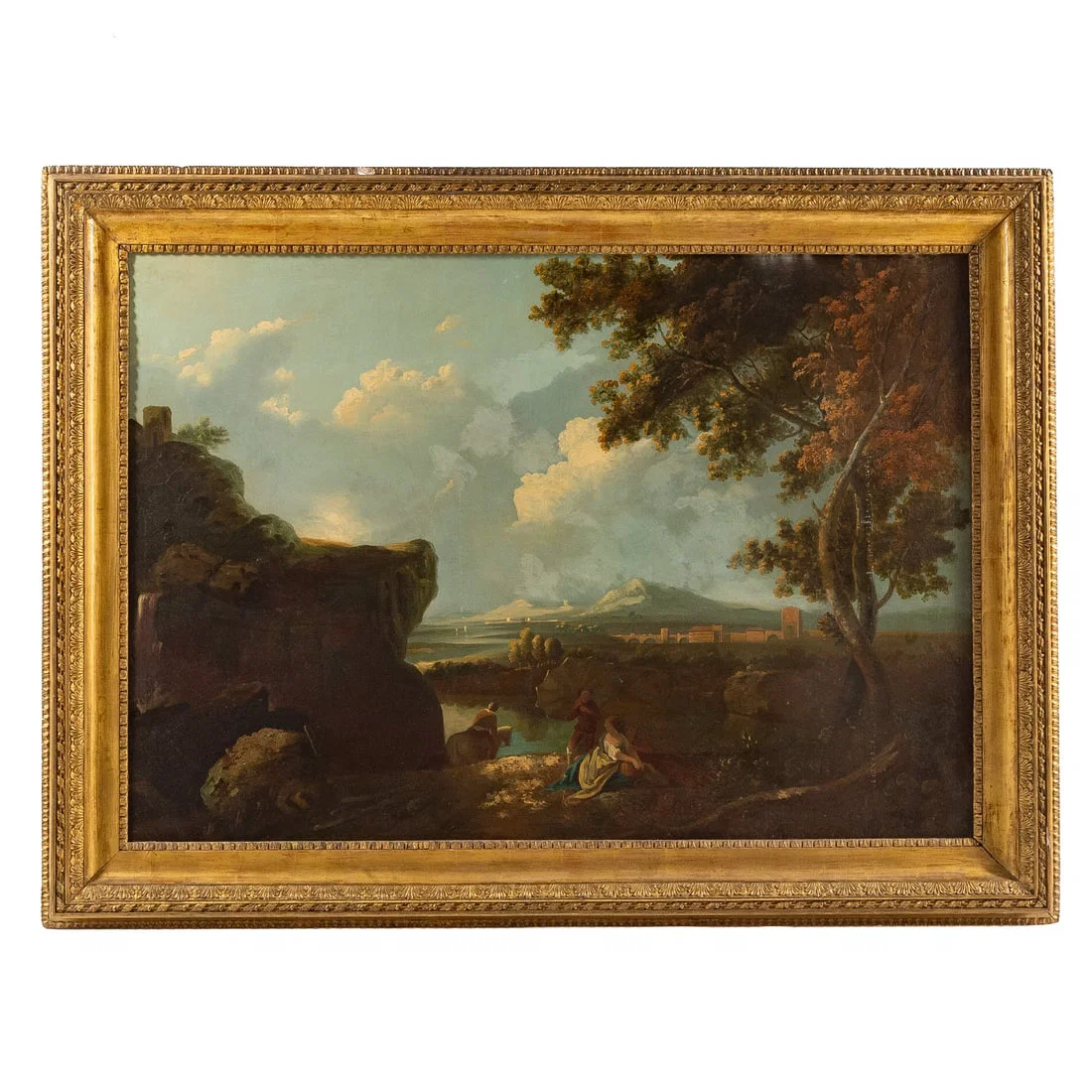 Attrib. to Richard Wilson. Landscape with Figures