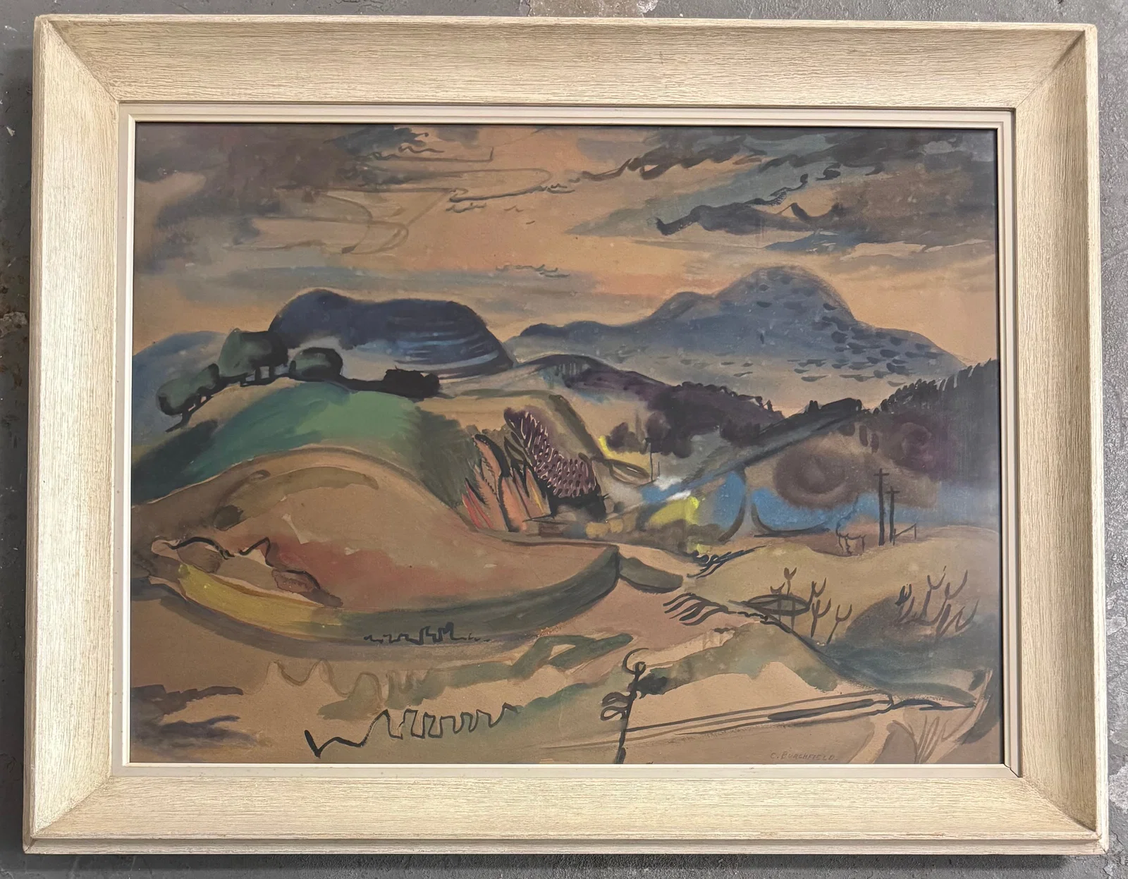 Attributed to Charles Burchfield Painting