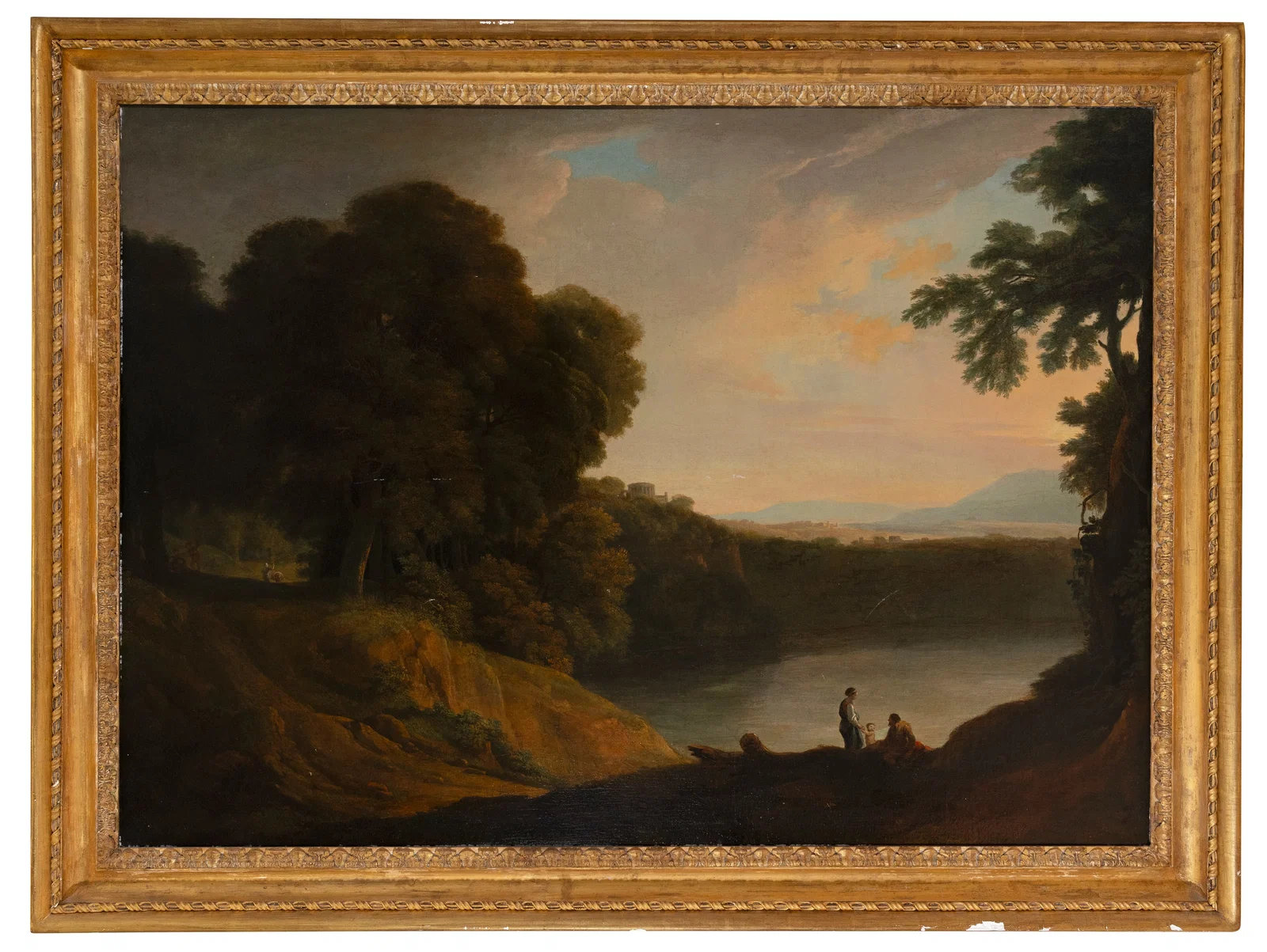 ATTRIBUTED TO SOLOMON DELANE (1727-1812) Extensive Landscape, Castel Gandolpho - Summer Residence of
