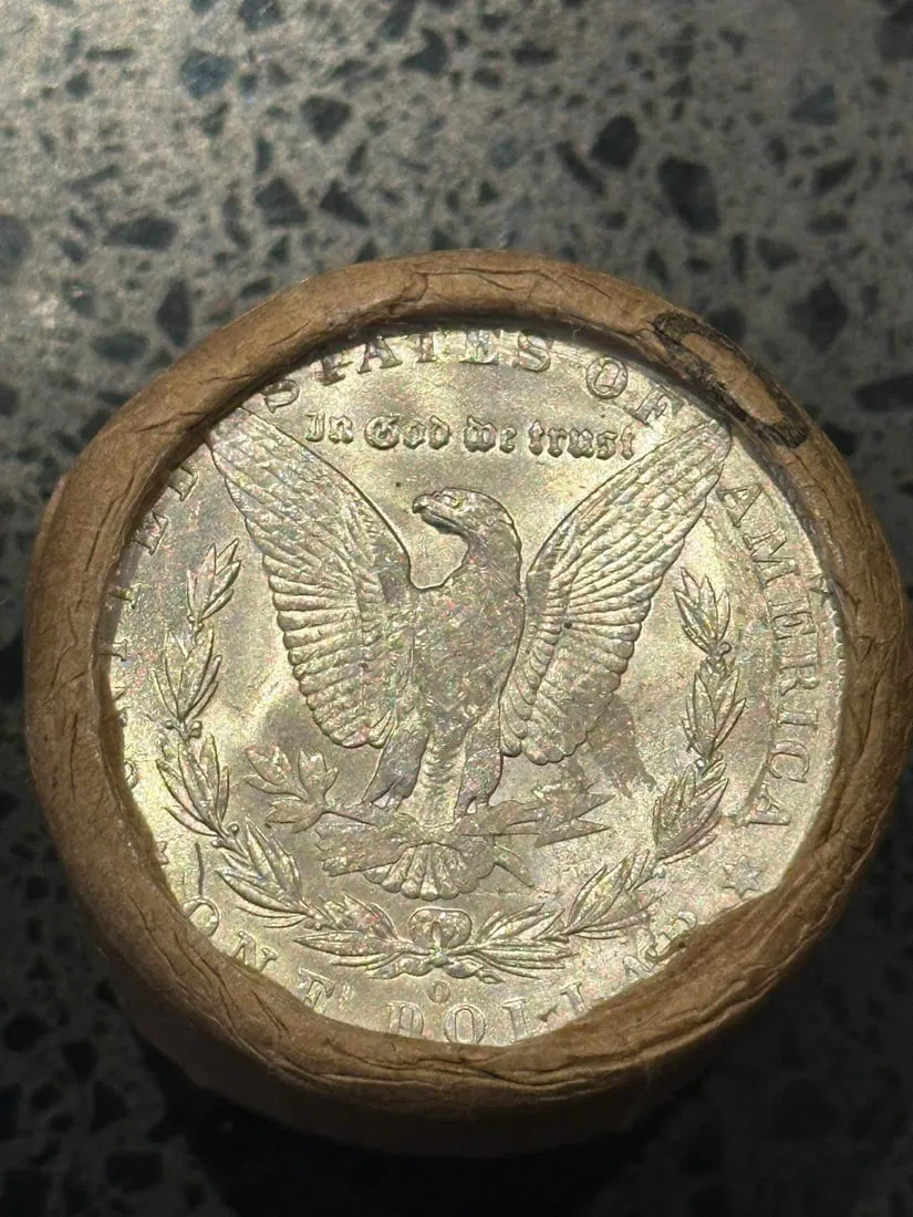 AU $20 Morgan Silver Dollar Roll O & O Ends