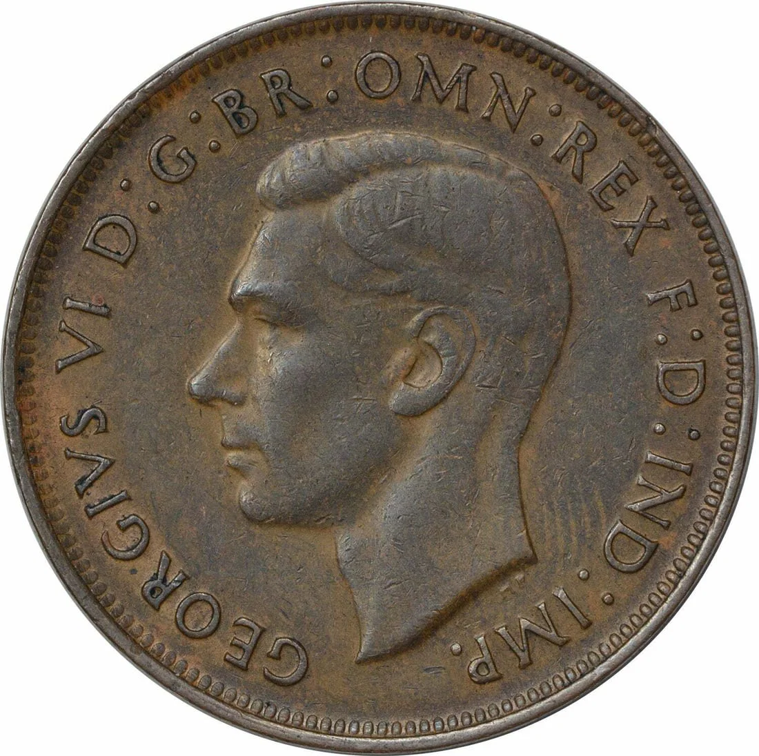 Australia 1946 1 Penny KM36 Extra Fine Uncertified Coin