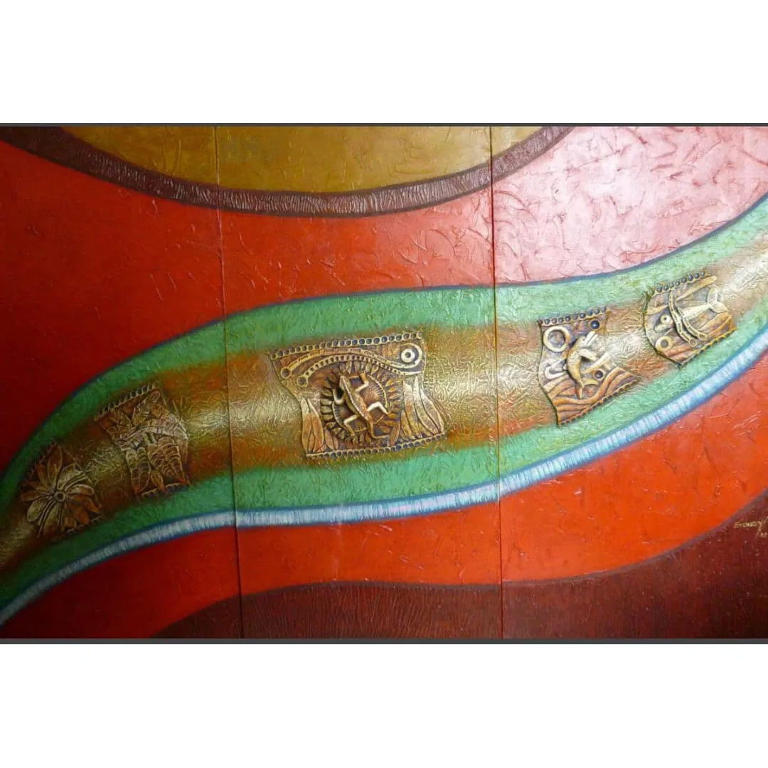 Authentic South American Gallery Exhibition Piece, Artist's Signature: Hand-signed by Erolzof