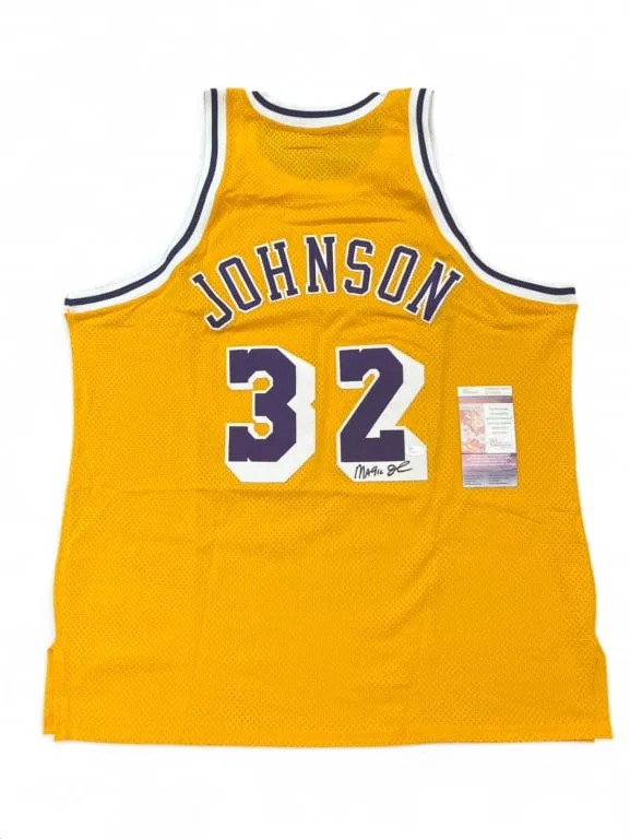 Autographed Magic Johnson Lakers Jersey JSA