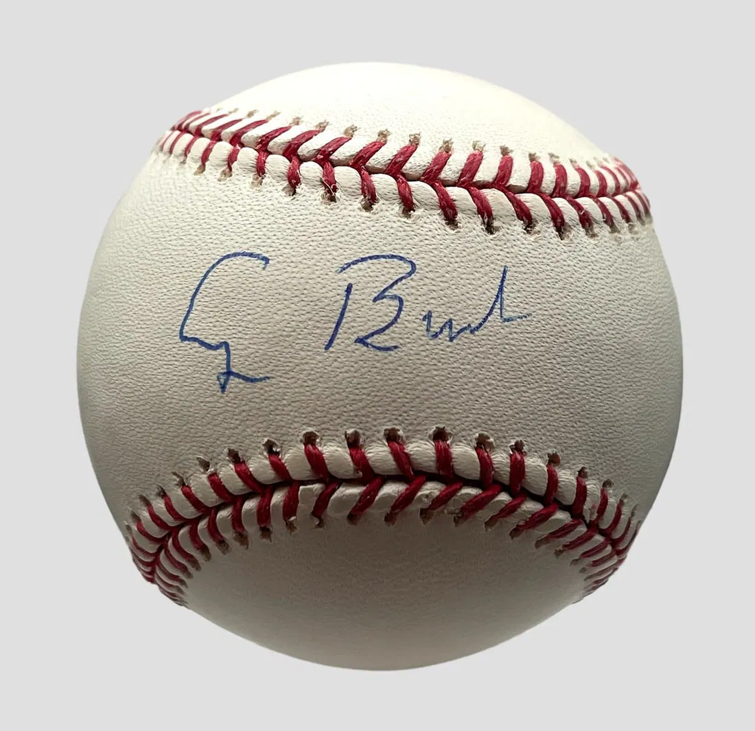Autographed OAL Selig Baseball Signed by President George W Bush JSA Authenticated