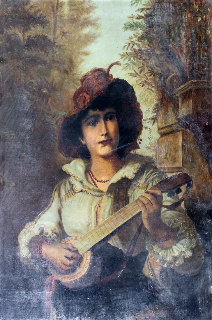 Avery (US,19C) oil painting antique