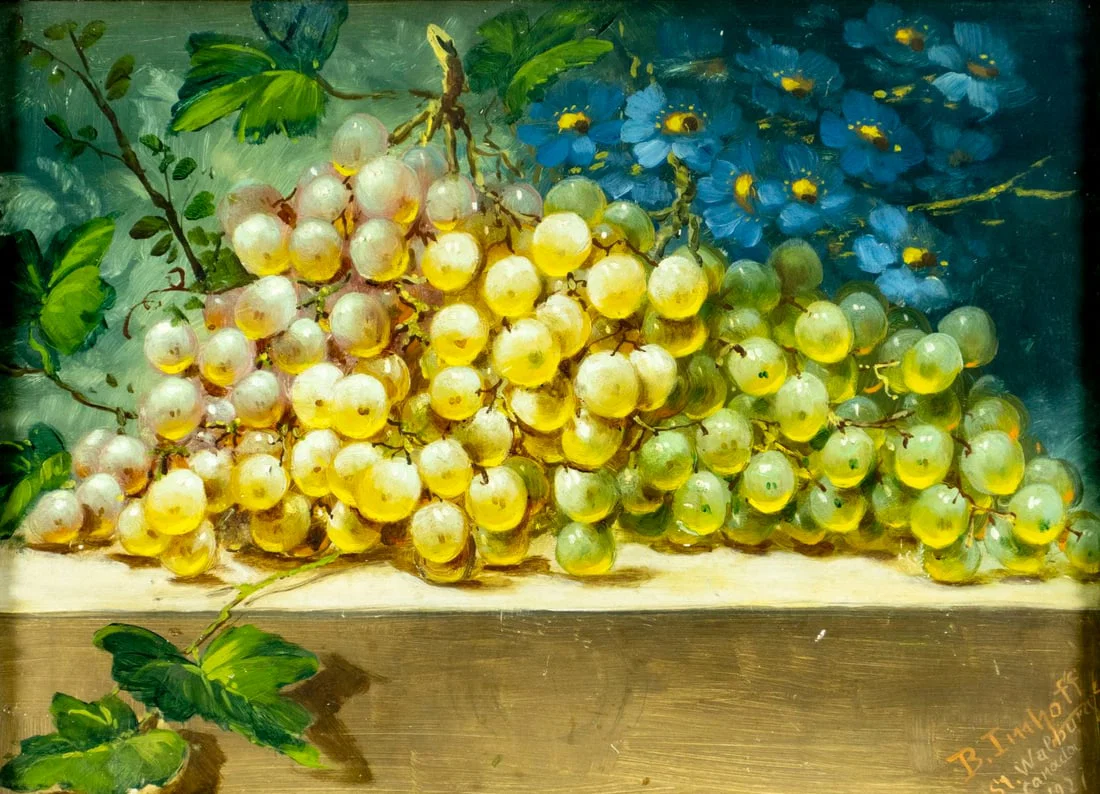 B Imhoff (Canada,early 20C) oil painting antique