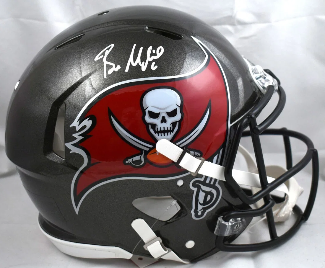 Baker Mayfield Autographed Tampa Bay Buccaneers Authentic Full Size Helmet Beckett Hologram