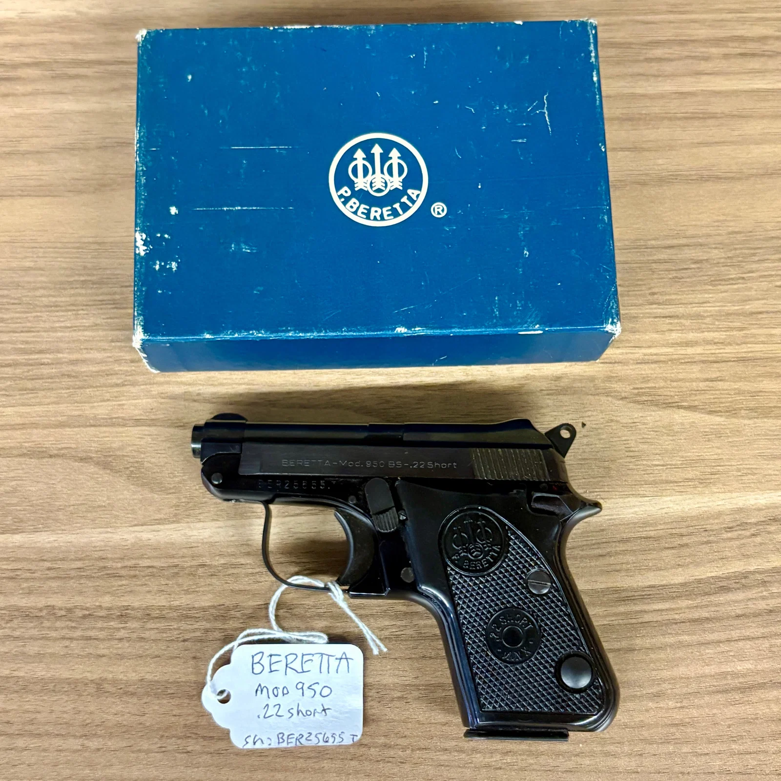 Baretta Model 950 .22 Short S/n: BER25655T in box - 5"