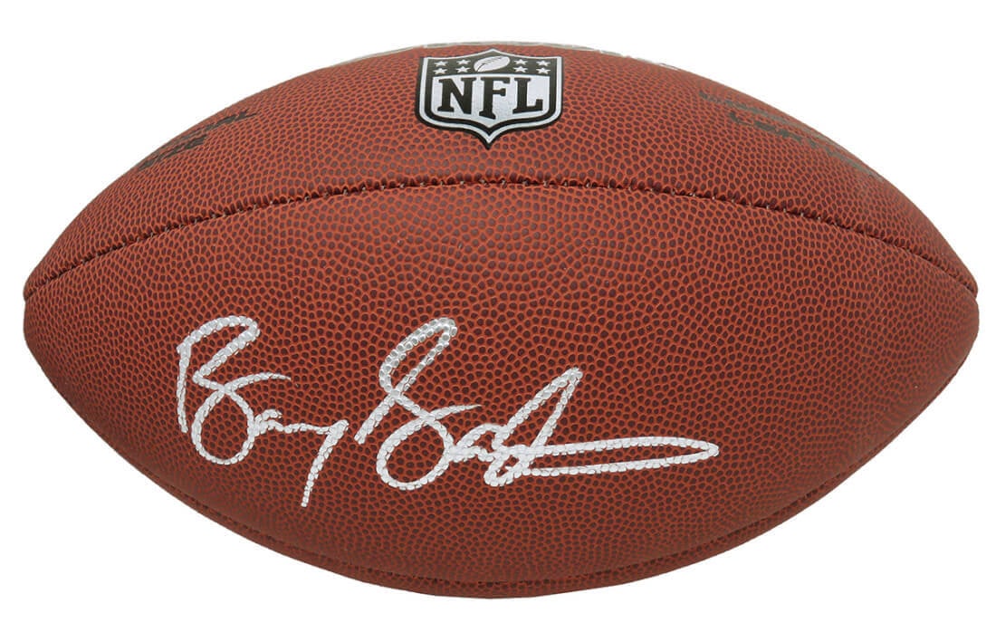 Barry Sanders Signed Wilson NFL Limited Full-Size Football with COA