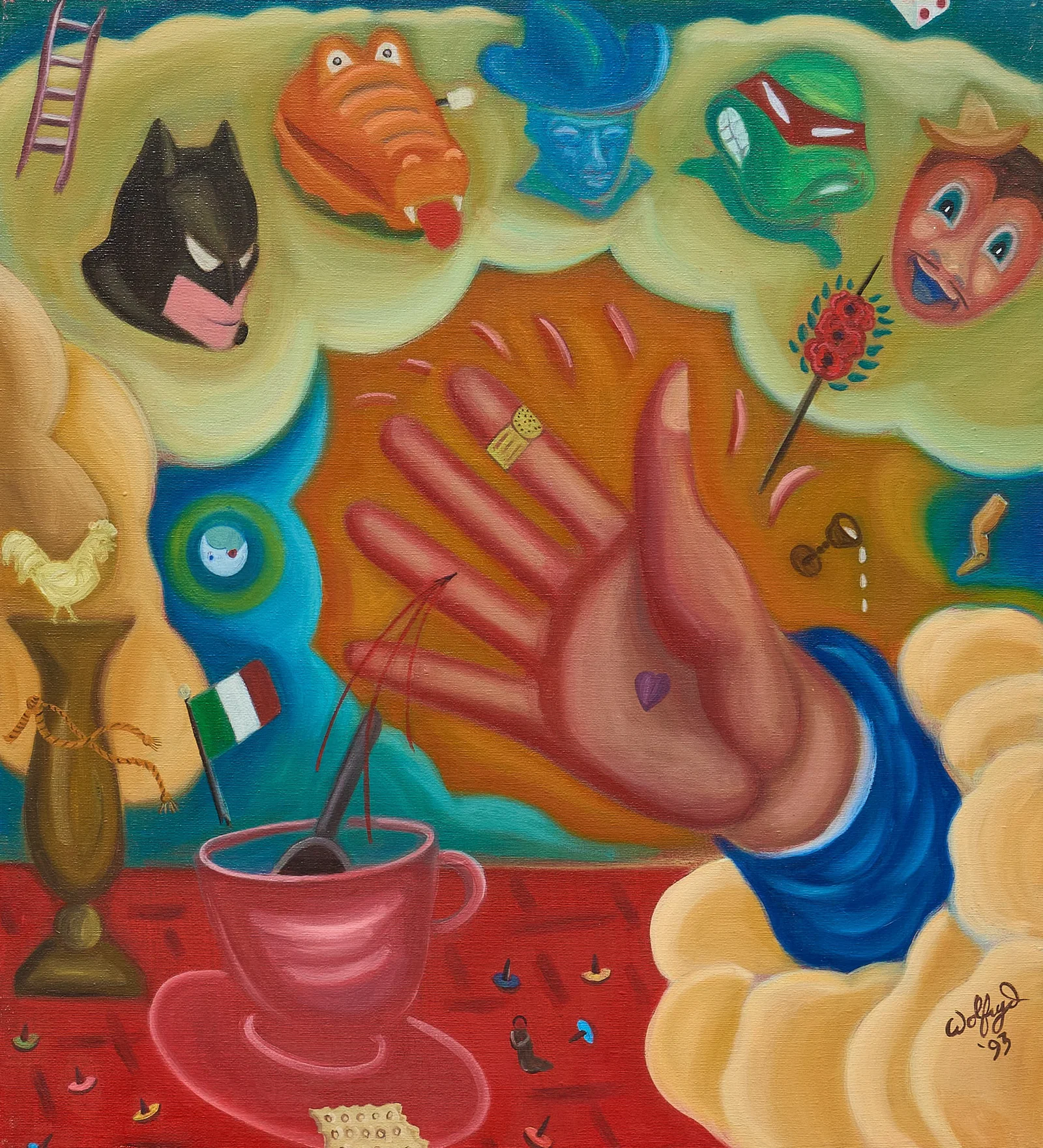 Barry Wolfryd, "Vigilance from Above", 1993