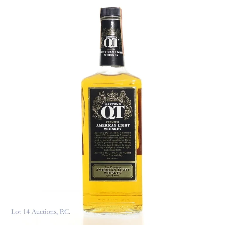 Barton's QT 4 Year 1960s/'70s American Whiskey