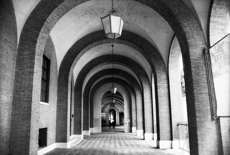 Basilica dei Santi Bonifacio, Rome, Italy - Silver Gelatin