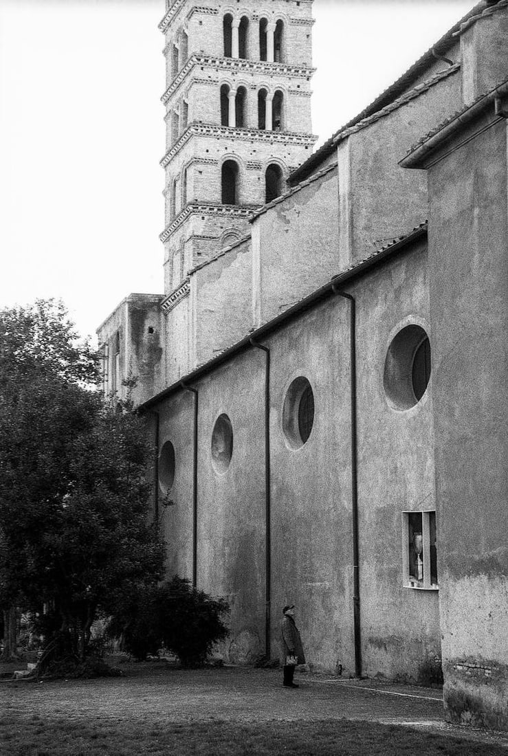 Basilica of Saint Sabina Aventine, Rome, Italy - Silver Gelatin