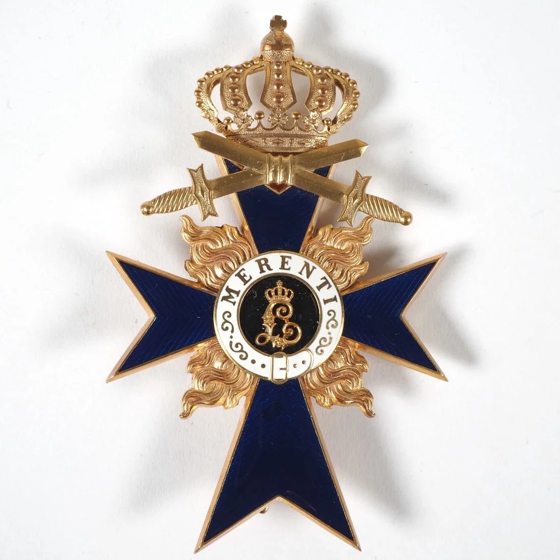 Bavaria, Merenti Officer’s Cross with flames and swords