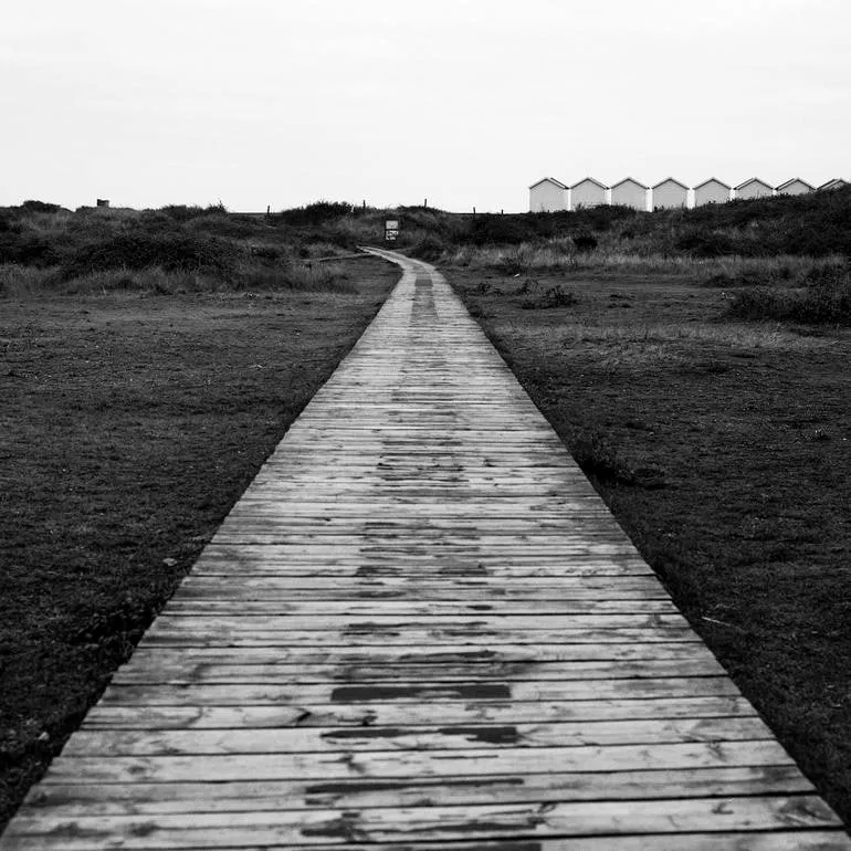 Beach Huts, Walberswick, Southwold, Suffolk - Silver Gelatin