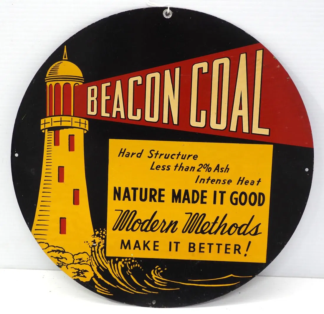 Beacon Coal round sign
