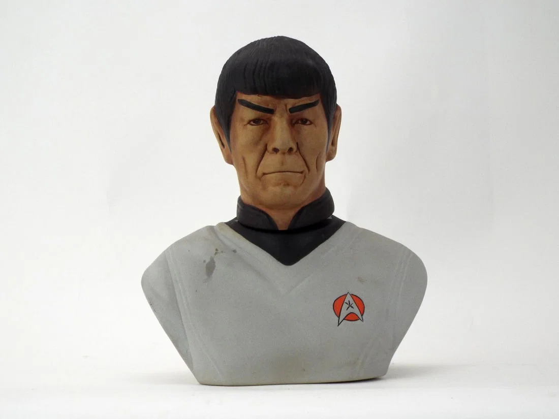 Beaming 1979 Mr. Spock Ceramic Liqueur Decanter