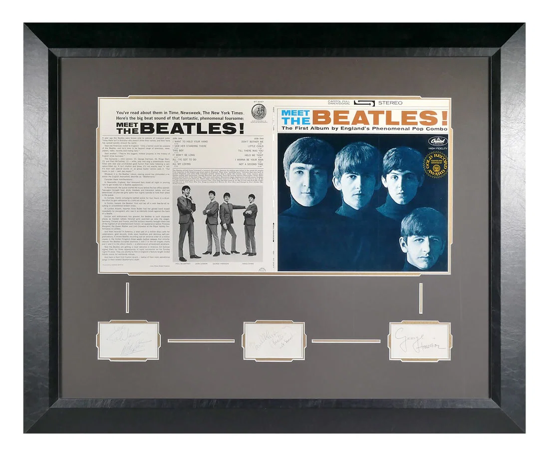 BEATLES, All 4 Signatures, Caiazzo LOA