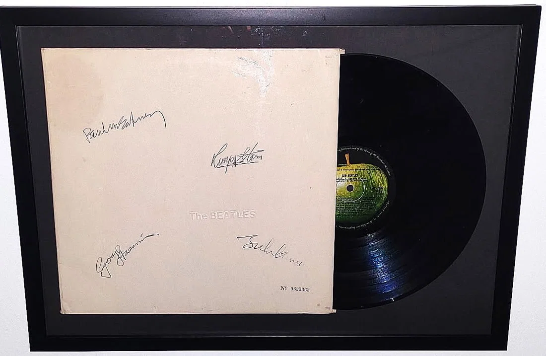 BEATLES SIGNED BY ALL 4 "WHITE"ALBUM" AUTHENTICATED