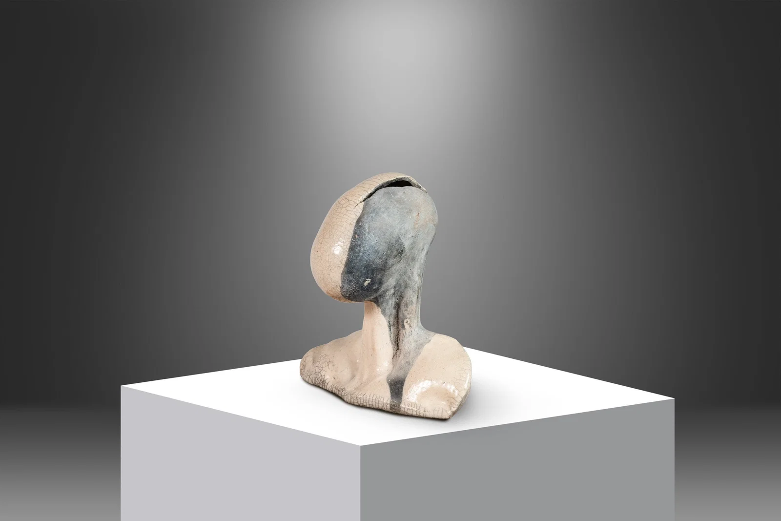 Bedford 1960s Abstract Expressionist Sculptural Bust 'Entropy' USA