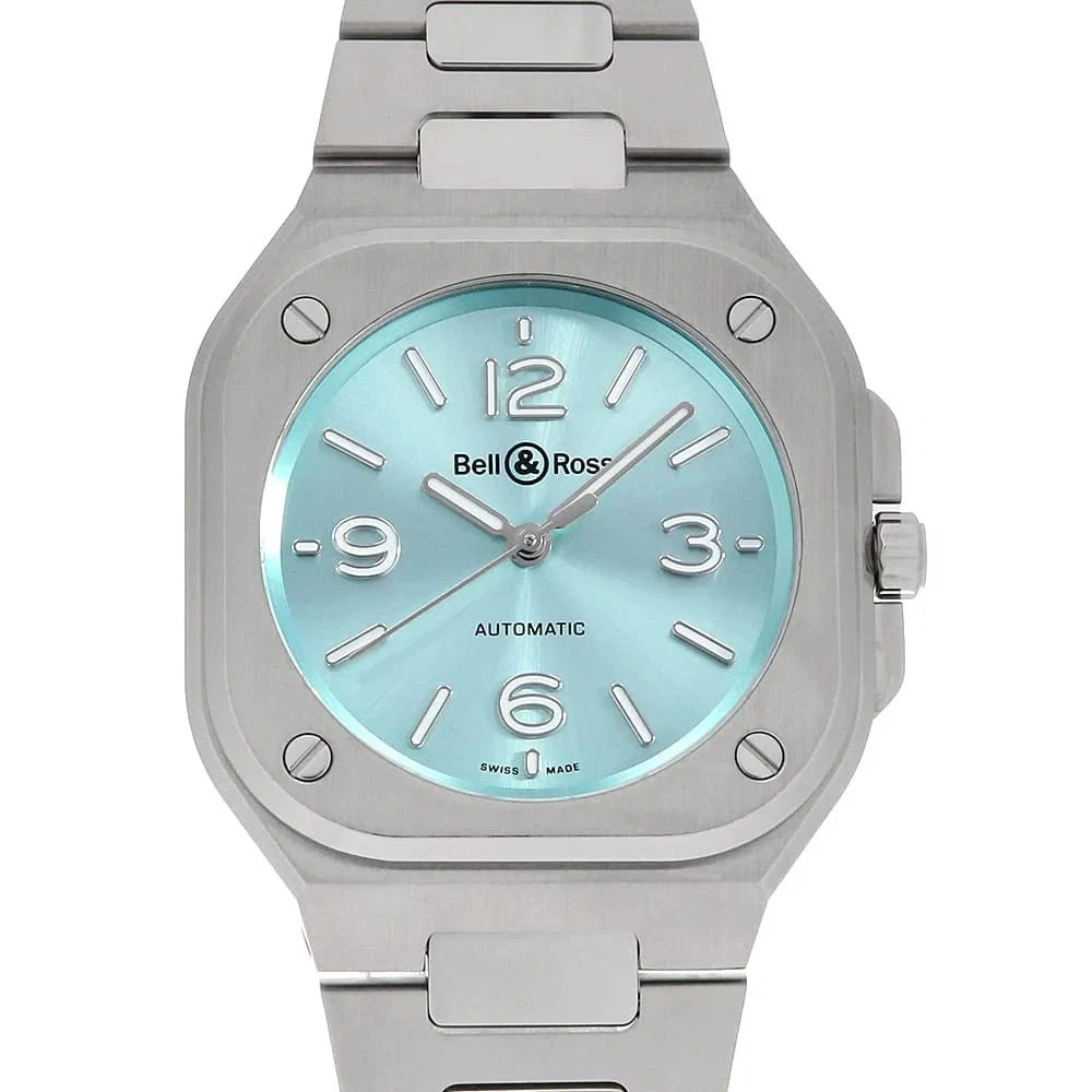 BELL&ROSS ICE BLUE STEEL WATCH