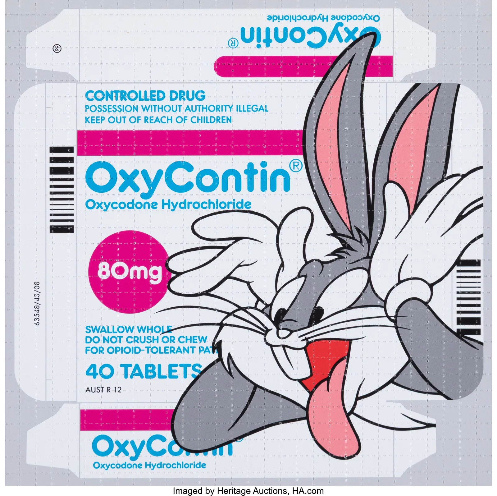 Ben Frost (b. 1975) Oxybunny, 2021 Archival pigm