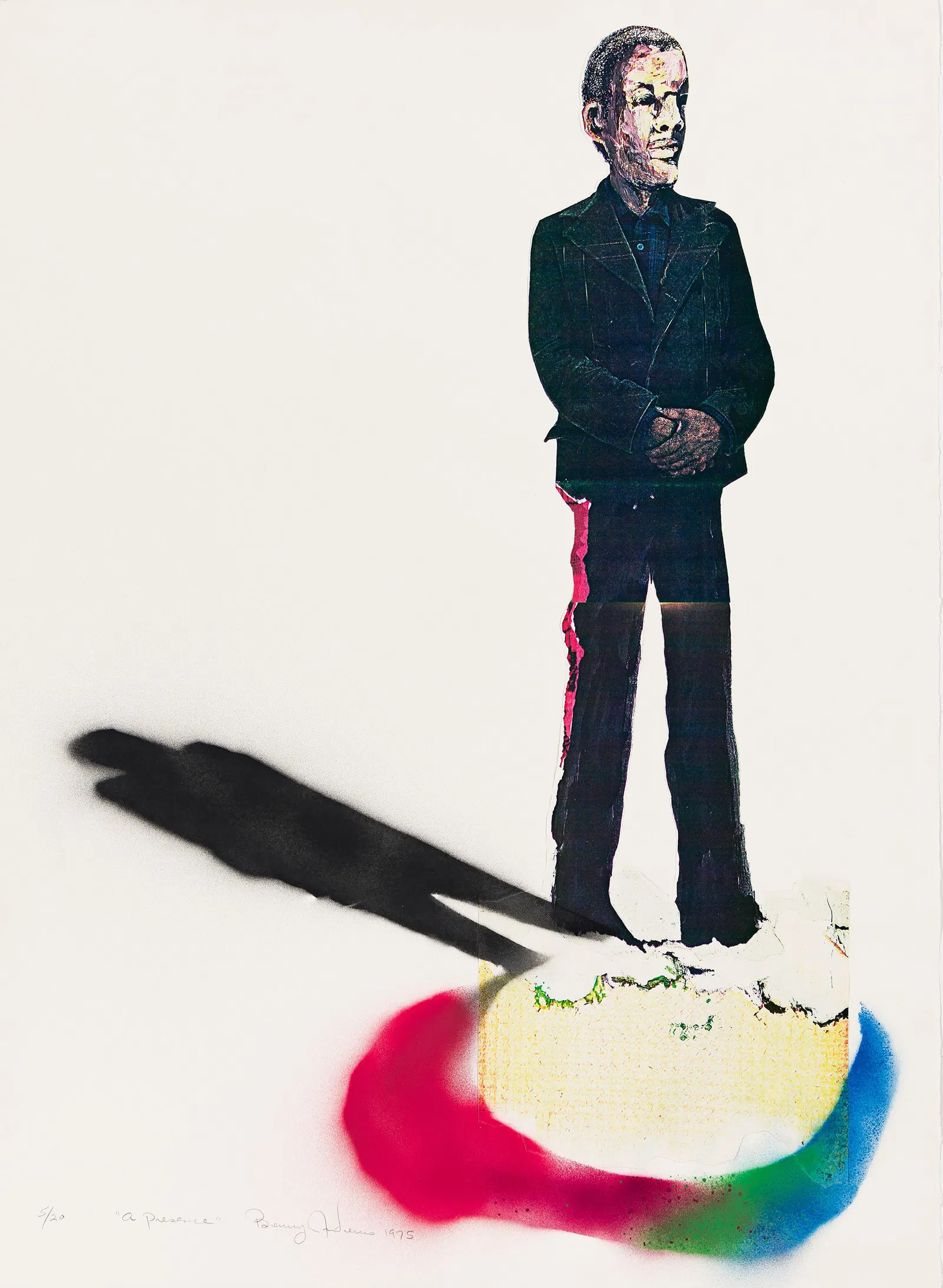 Benny Andrews (1930-2006), A Presence, 1975.