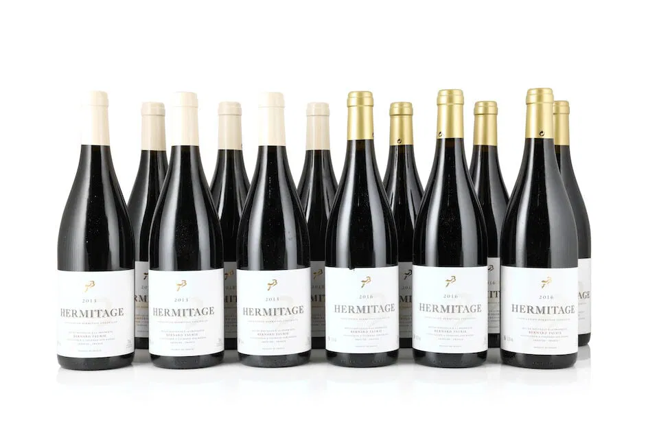 Bernard Faurie, Hermitage 'Cream Capsule', 2013 (8 x 750ml) Bernard Faurie, Hermitage 'Gold Cap...