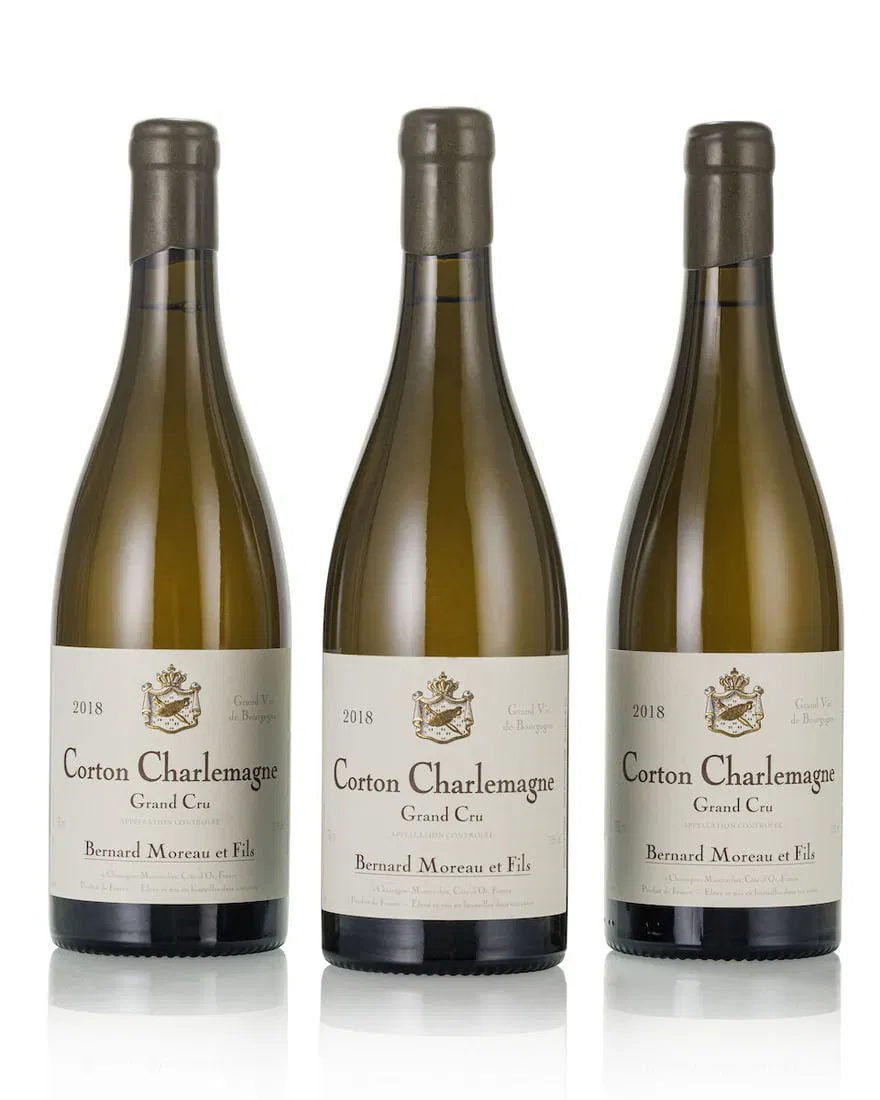 Bernard Moreau Corton Charlemagne, 2018 (3x 750ml)