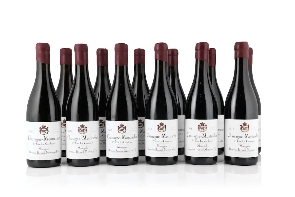 Bernard Moreau et Fils, Chassagne-Montrachet Rouge 1er Cru La Cardeuse, 2017 (6 x 750ml) Bernard...