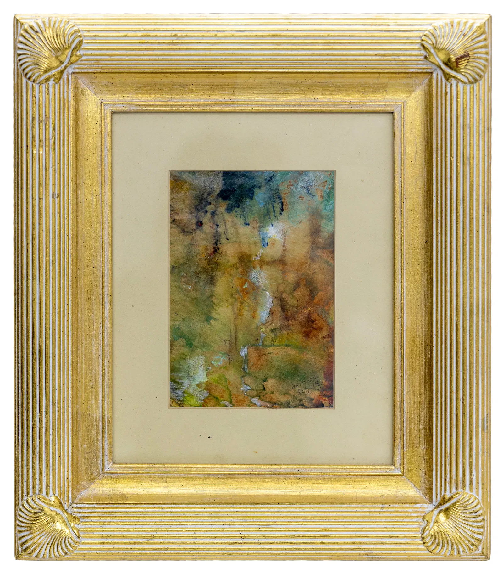 Bernard Schultze (German) Abstract Composition, Mixed Media on Paper