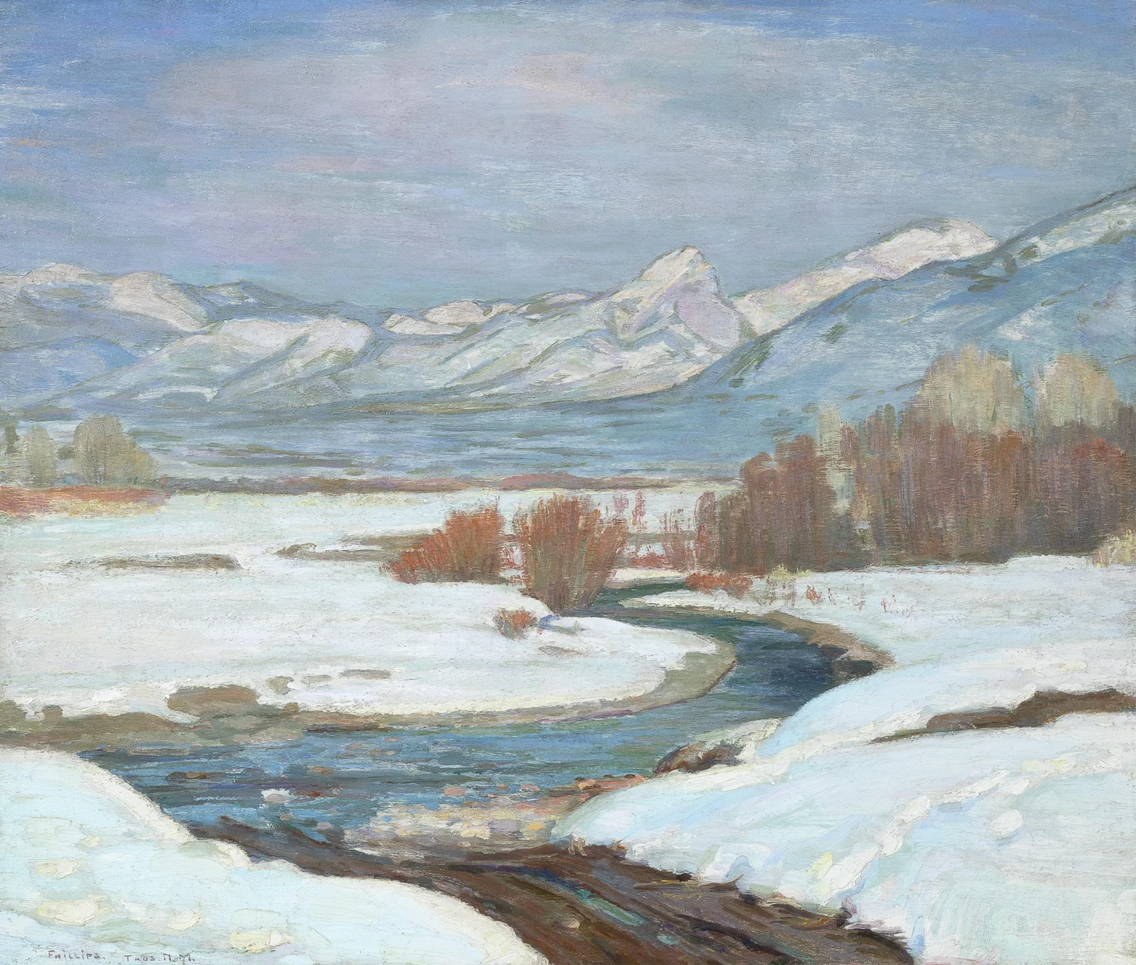 Bert Geer Phillips, Winter in Taos