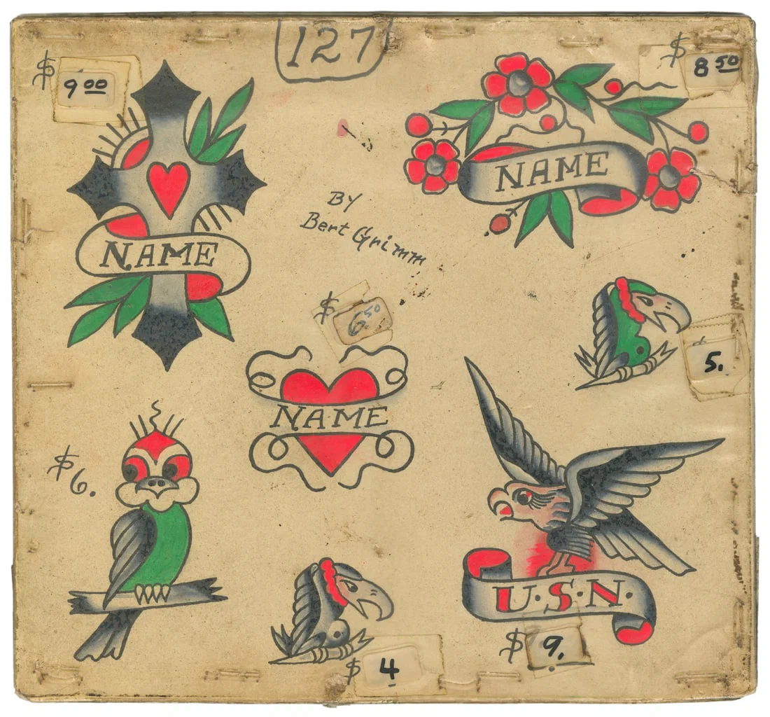 Bert Grimm Flash Sheet Long Beach, California, ca. 1950-60s