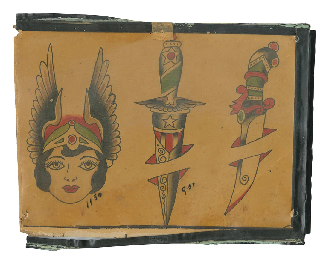 Bert Grimm Flash Three Design Flash Sheet. Long Beach, California, ca. 1950-60s