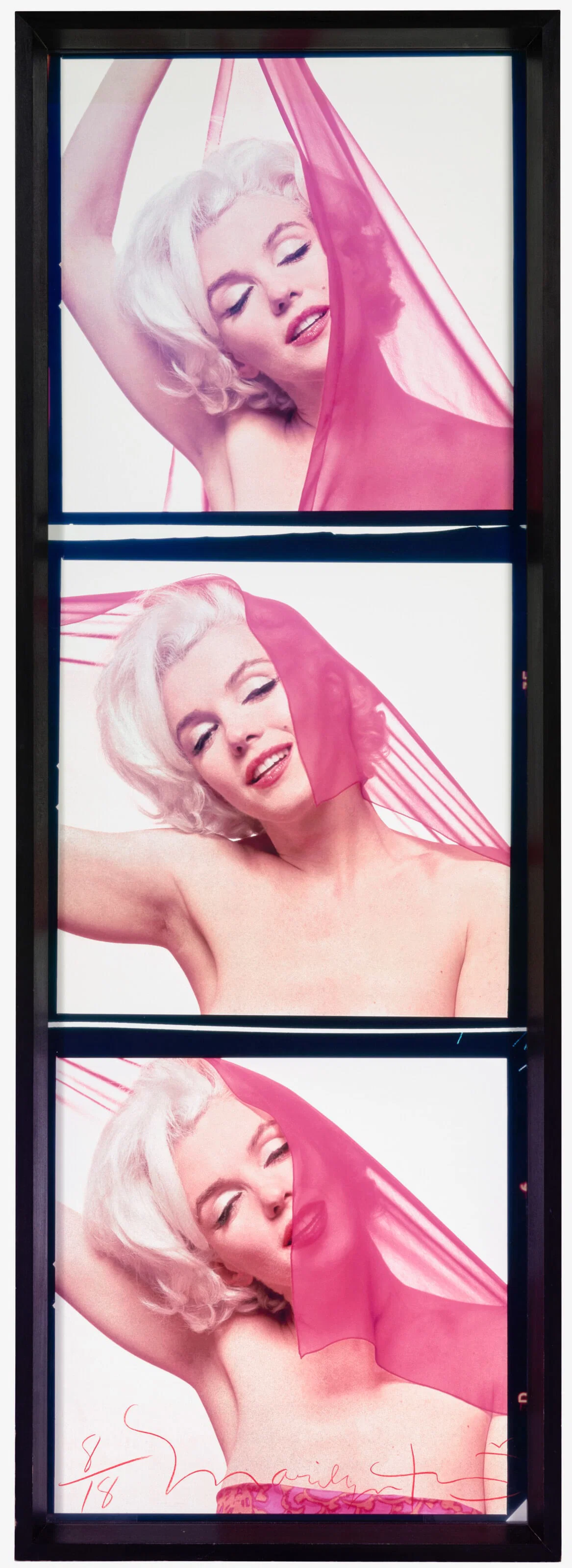 BERT STERN (1929–2013) Marilyn Monroe 'Scarlet Veil', from 'The Last Sitting', 1962