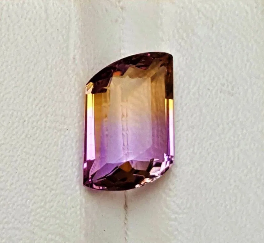 Bi-Color Ametrine Gemstone - 8 Carats