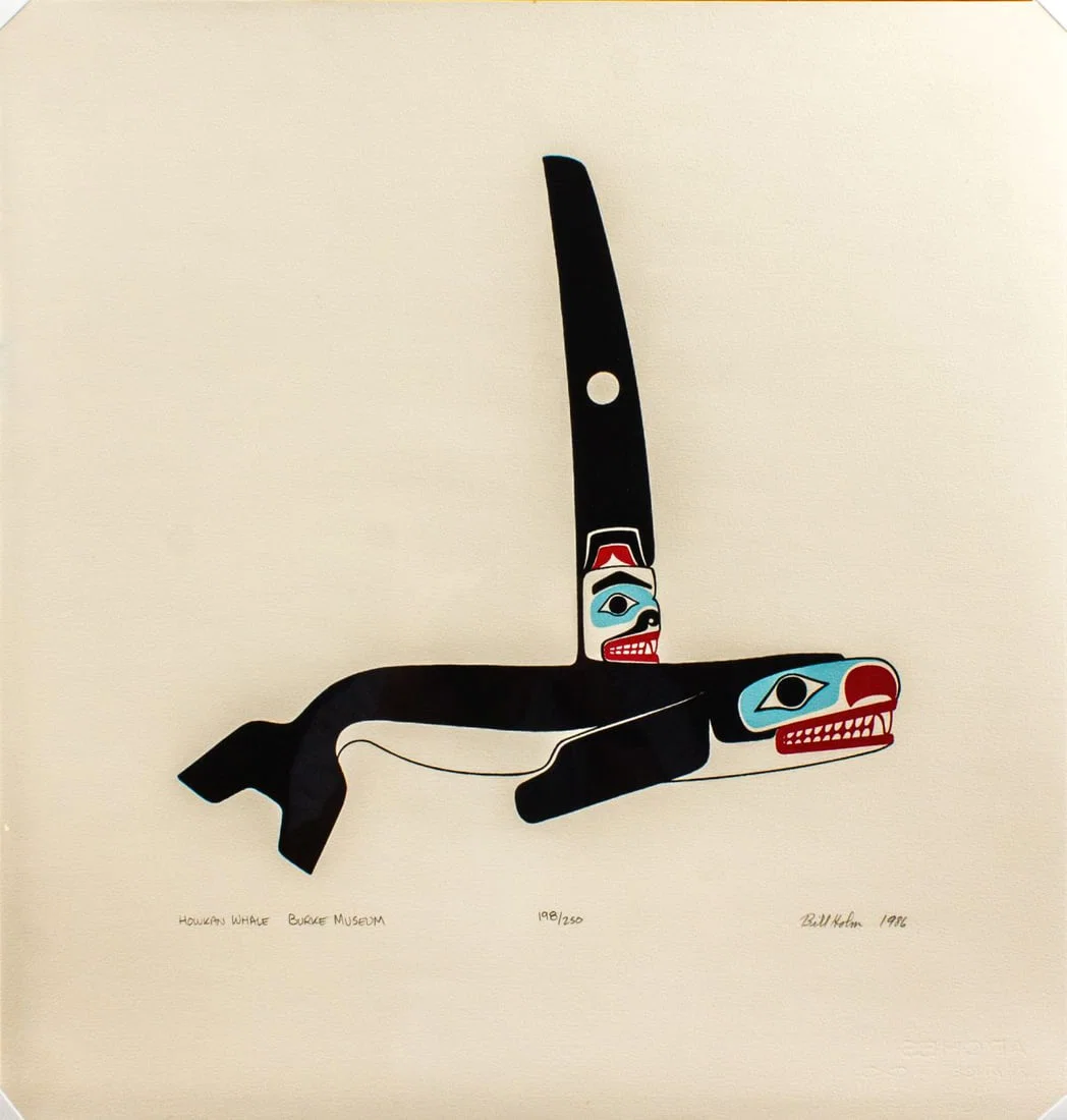 Bill Holm "Howkan Whale" Serigraph