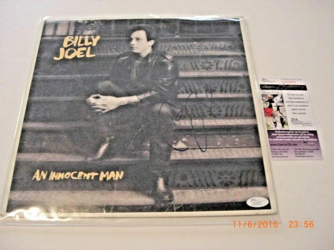 Billy Joel Signed LP Album An Innocent Man JSA COA