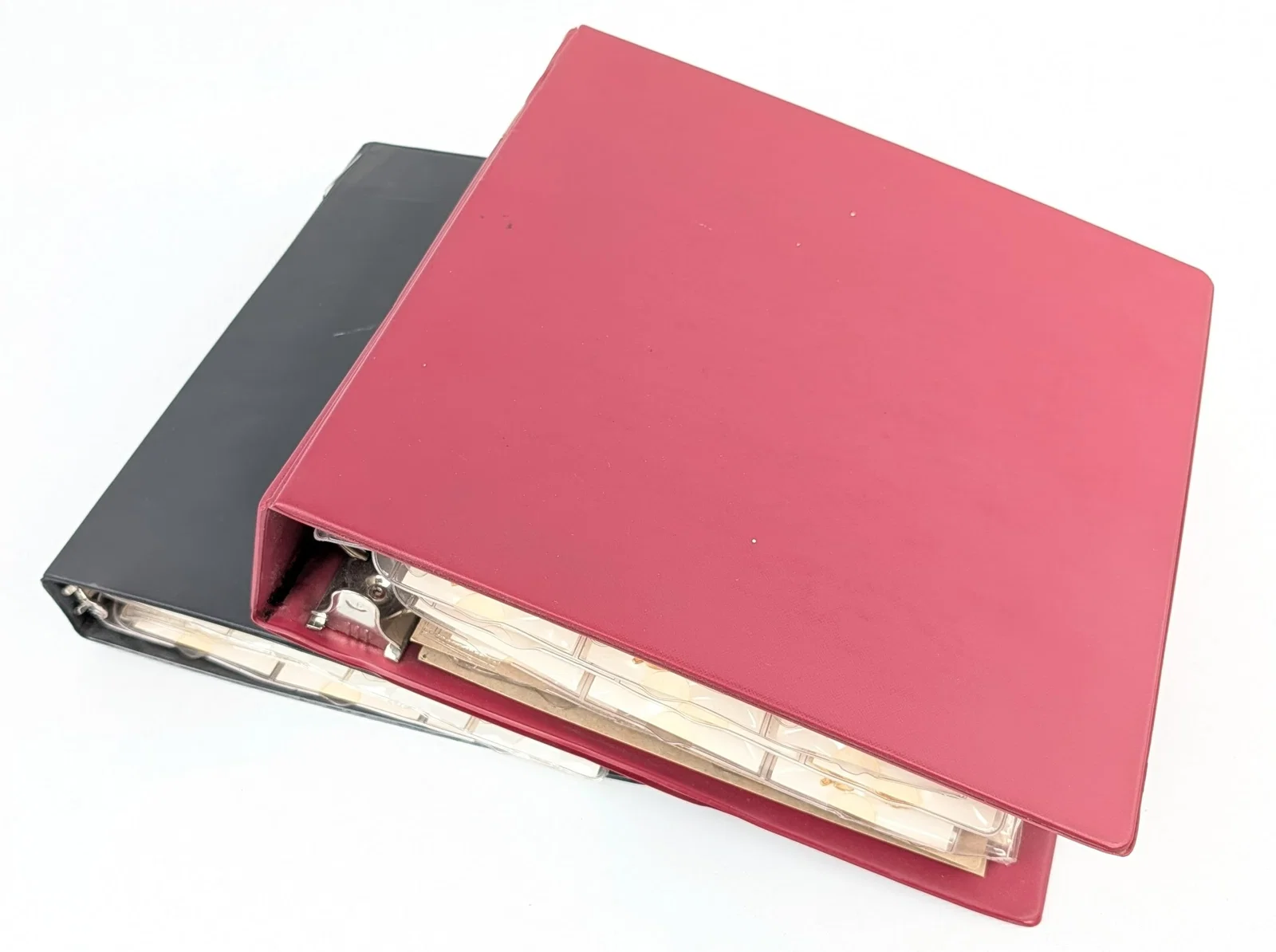 Binders of US Military Pins & Badges