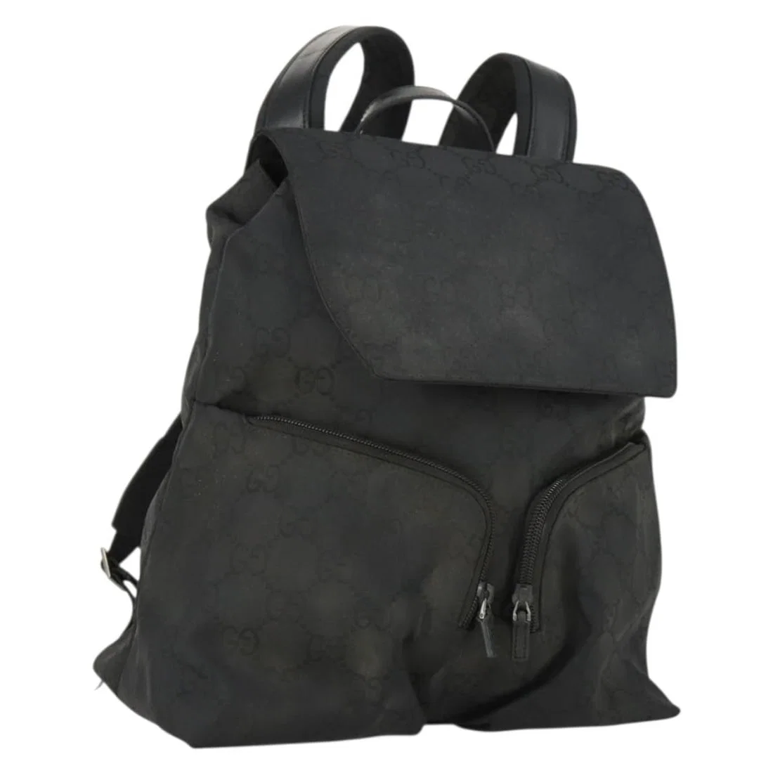 Black Nylon GG Canvas GUCCI Backpack Model 003 0238 3754
