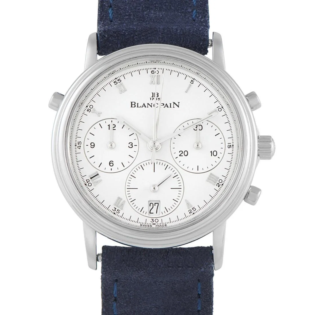 BLANCPAIN VILLERET SPLIT SECONDS CHRONOGRAPH PLATINUM WATCH