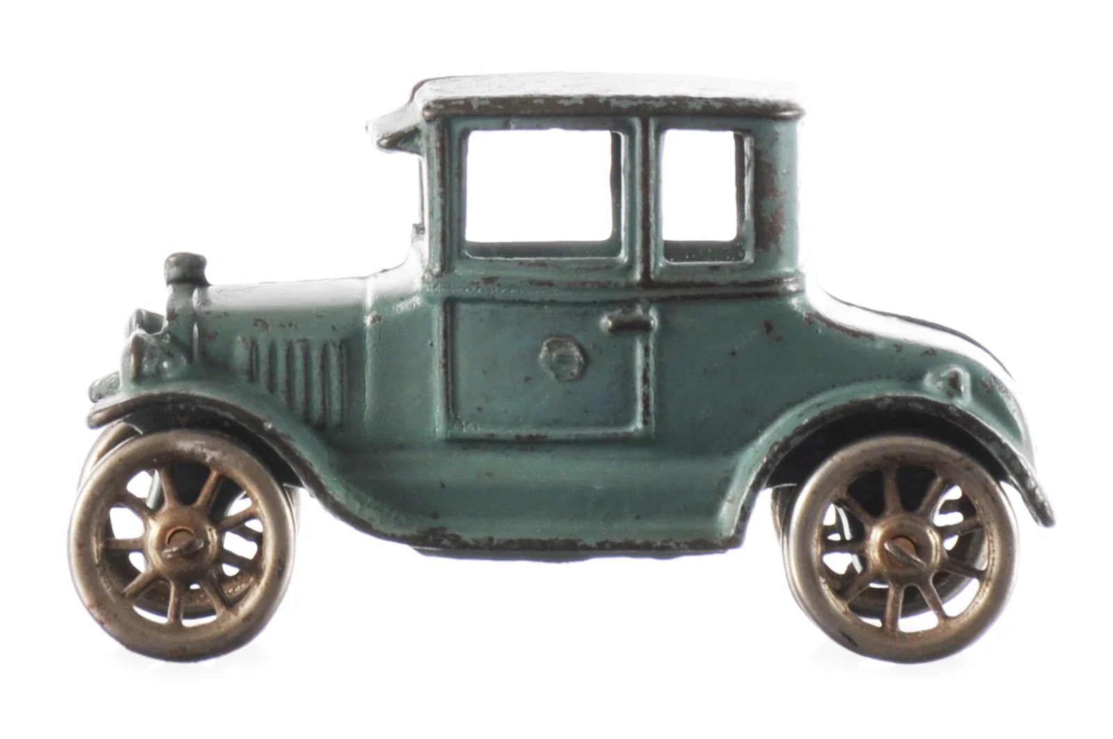 Blue A.C. Williams Cast Iron Coupe