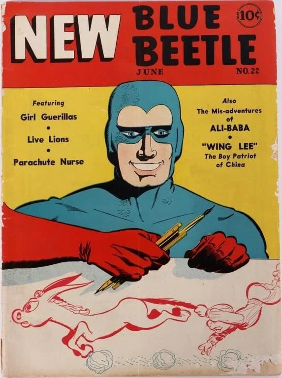 BLUE BEETLE #22 GOLDEN AGE SUPERHERO COMIC 1943