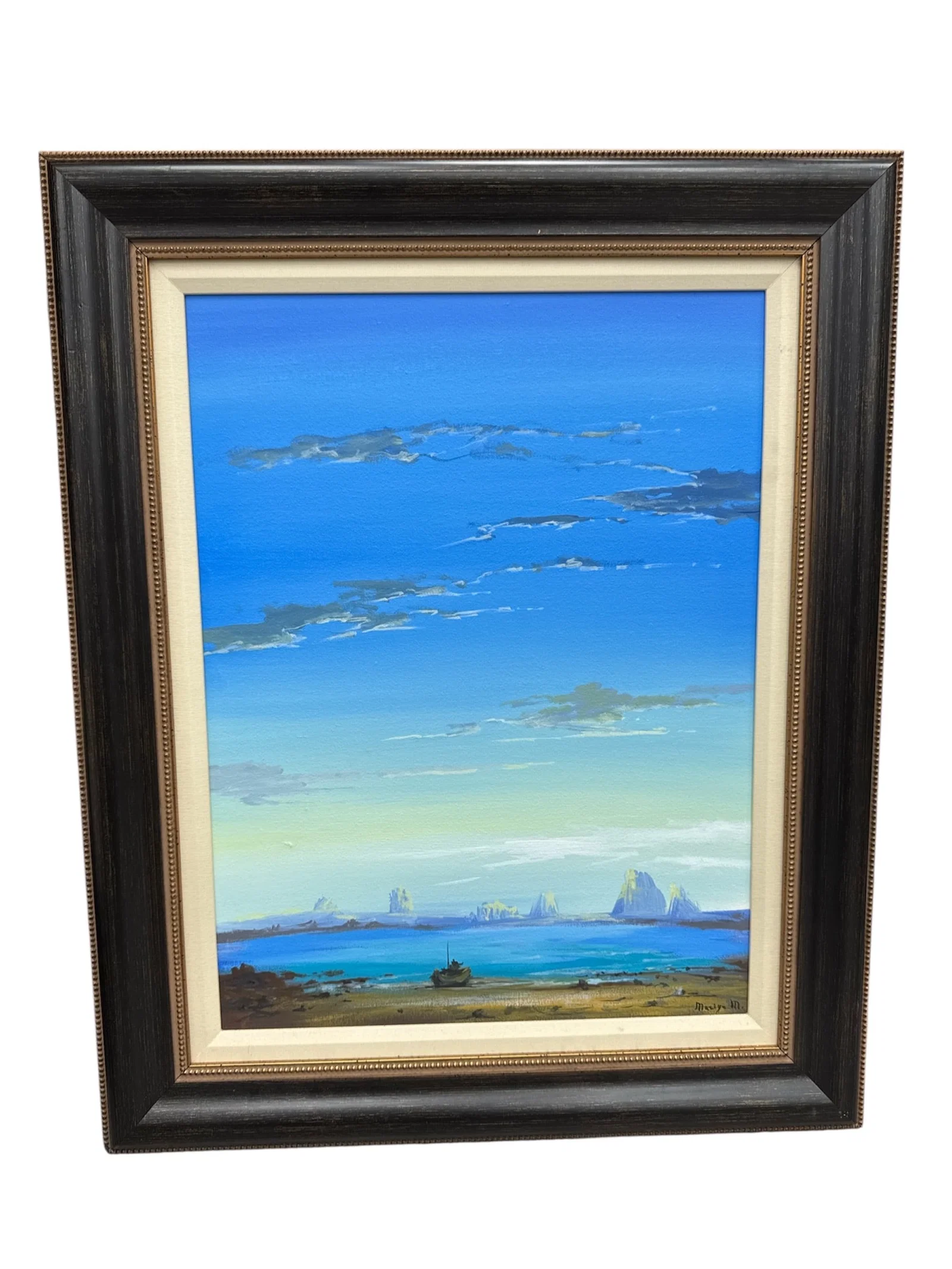 Blue Skies by Mariya Martirosyan Acrylic Painting on Canvas