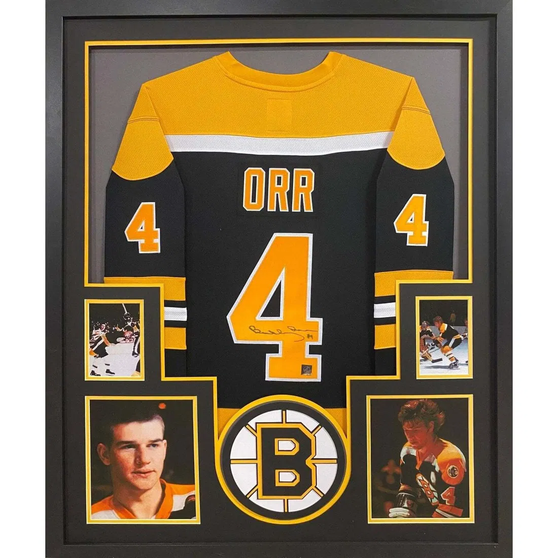 Bobby Orr Signed Framed Jersey Boston Bruins Great North Road COA