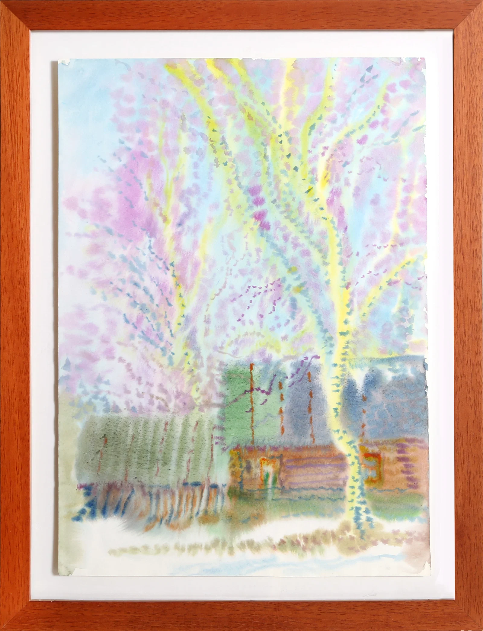 Boris Sveshnikov, April, Watercolor on Paper